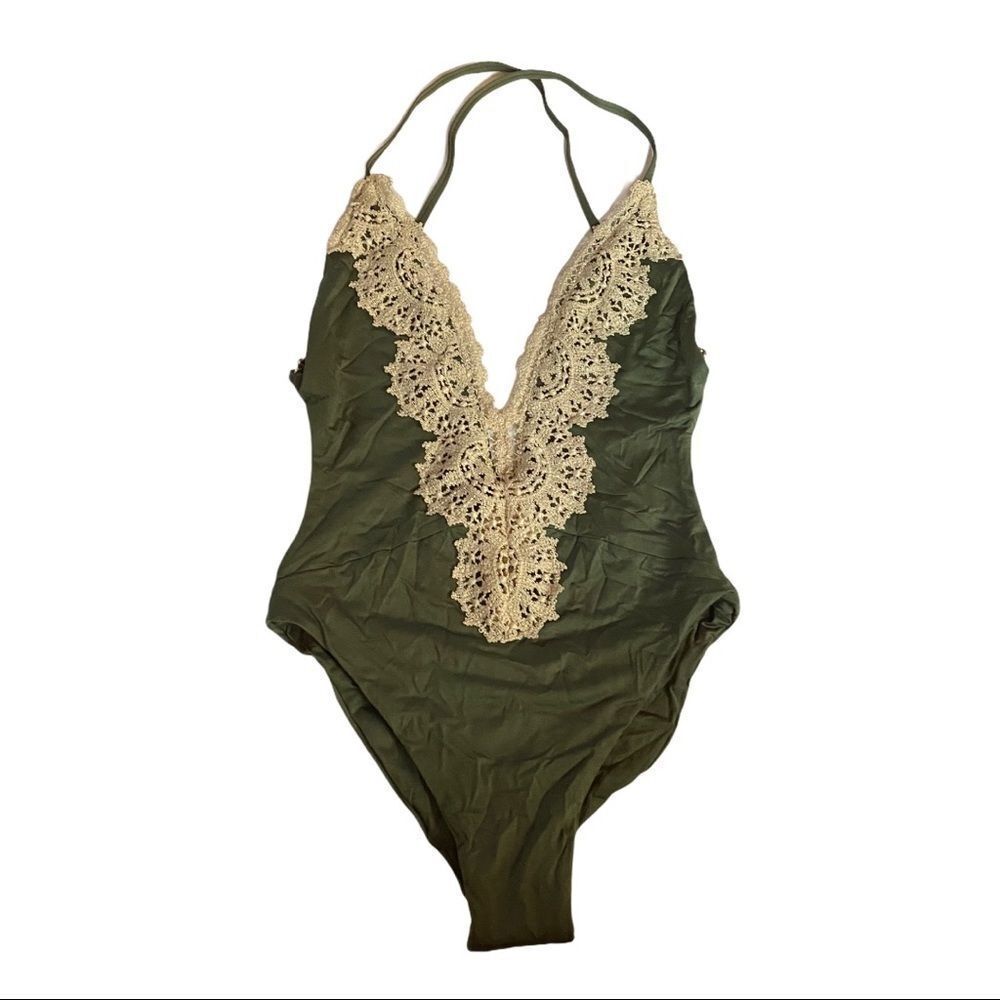 Blue Life One Piece Bathing Suit